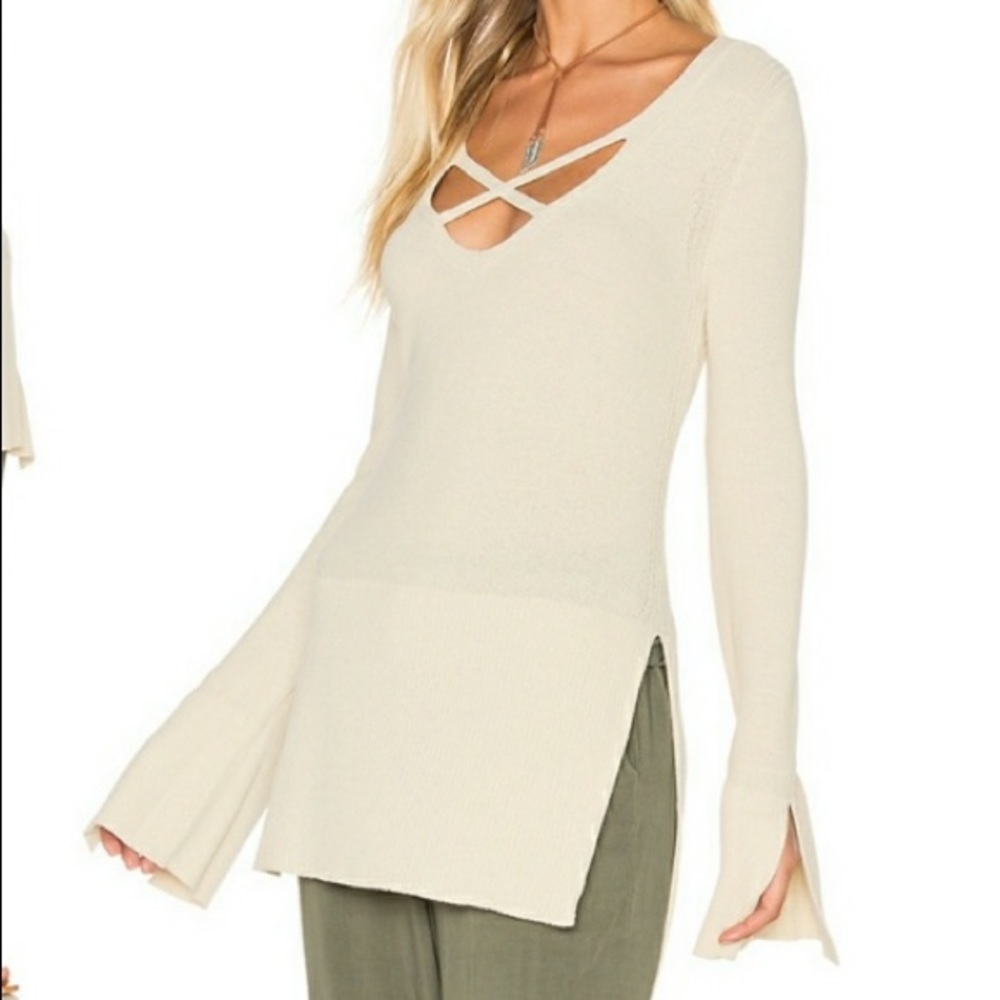 Free People Criss Cross Sweater